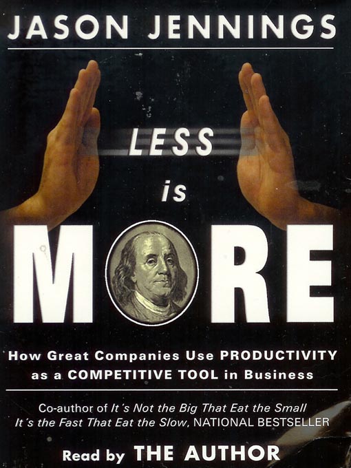 Title details for Less is More by Jason Jennings - Available